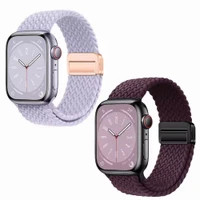 خرید بند کنفی بافت سولو با قفل مگنتی اپل واچ سری 9 سایز بندی کامل در 50 رنگ متنوع با کیفیت بالا از دیجی اکسس