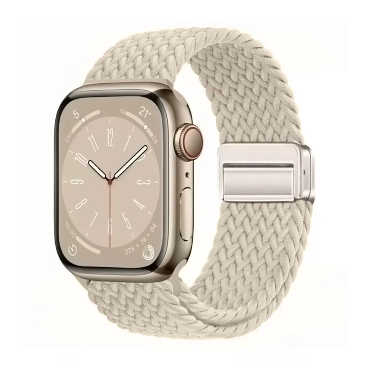 خرید بند کنفی بافت سولو با قفل مگنتی اپل واچ سری 9 سایز بندی کامل در 50 رنگ متنوع با کیفیت بالا از دیجی اکسس