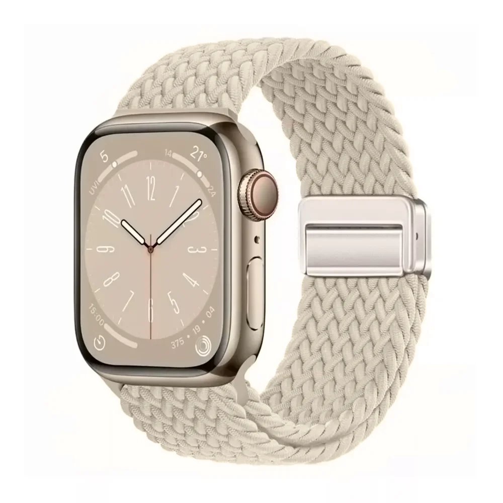 خرید بند کنفی بافت سولو با قفل مگنتی اپل واچ سری 9 سایز بندی کامل در 50 رنگ متنوع با کیفیت بالا از دیجی اکسس