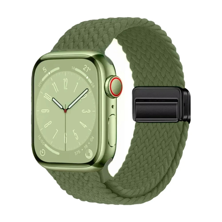 خرید بند کنفی بافت سولو با قفل مگنتی اپل واچ سری 9 سایز بندی کامل در 50 رنگ متنوع با کیفیت بالا از دیجی اکسس