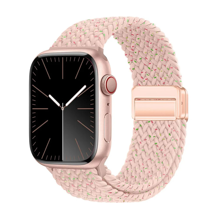 خرید بند کنفی بافت سولو با قفل مگنتی اپل واچ سری 9 سایز بندی کامل در 50 رنگ متنوع با کیفیت بالا از دیجی اکسس