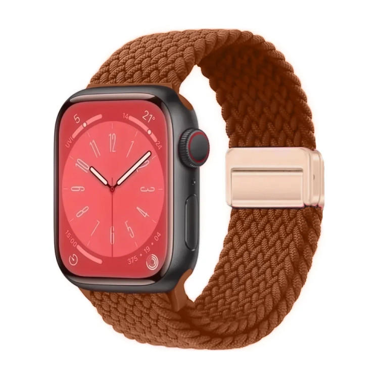 خرید بند کنفی بافت سولو با قفل مگنتی اپل واچ سری 9 سایز بندی کامل در 50 رنگ متنوع با کیفیت بالا از دیجی اکسس