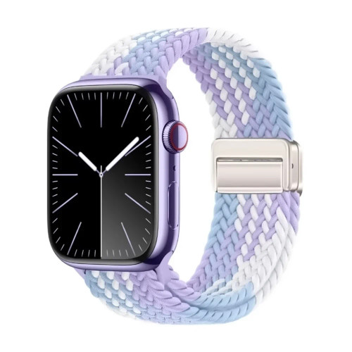 خرید بند کنفی بافت سولو با قفل مگنتی اپل واچ سری سایز بندی کامل در 50 رنگ متنوع با کیفیت بالا از دیجی اکسس