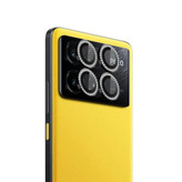 محافظ لنز دوربین رنگی نگین دار مدل Ring Diamond STL مناسب برای گوشی موبایل شیائومی Poco X6 Pro