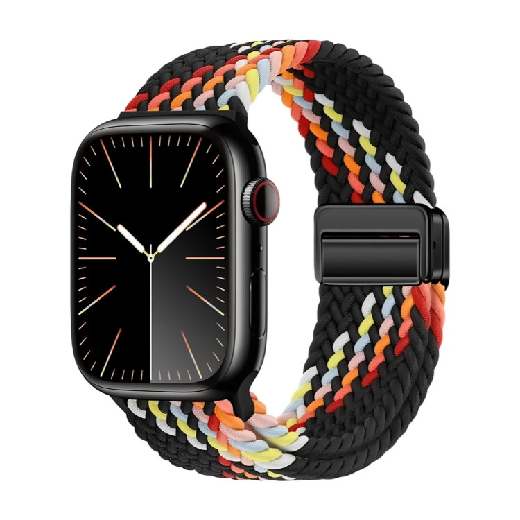 خرید بند کنفی بافت سولو با قفل مگنتی اپل واچ سری سایز بندی کامل در 50 رنگ متنوع با کیفیت بالا از دیجی اکسس