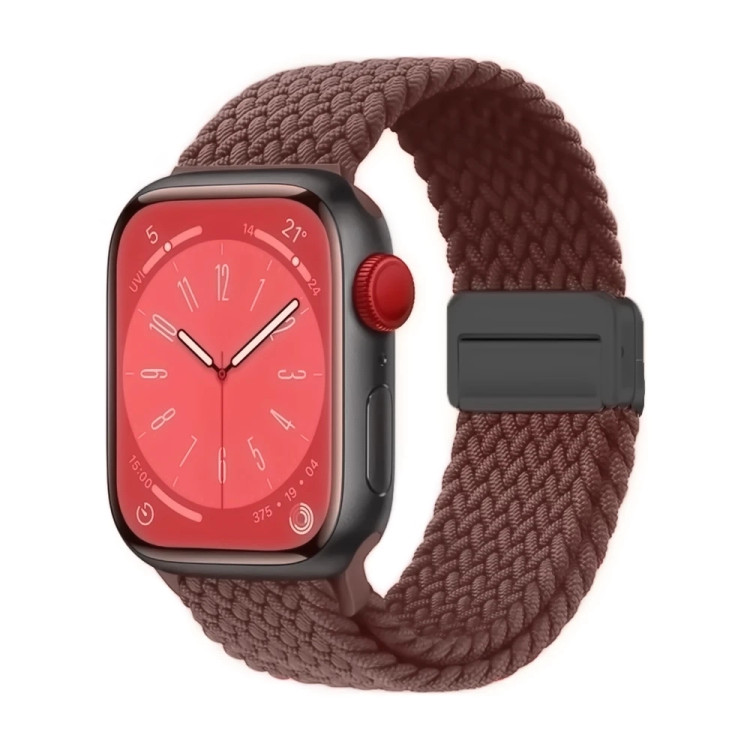 خرید بند کنفی بافت سولو با قفل مگنتی اپل واچ سری 9 سایز بندی کامل در 50 رنگ متنوع با کیفیت بالا از دیجی اکسس