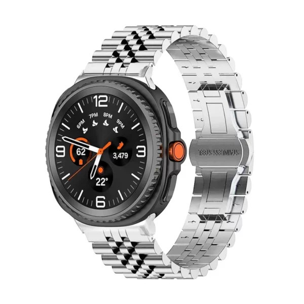 خرید بند استیل مدل 5Bead مناسب برای ساعت هوشمند سامسونگ گلگسی Galaxy Watch 8 40mm/44mm/Classic 46mm