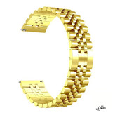 بند استیل مدل 5Bead AK مناسب برای ساعت هوشمند آمزفیت Anazfit bip Lite