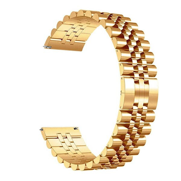 بند استیل مدل 5Bead AK مناسب برای ساعت هوشمند آمزفیت Anazfit bip Lite