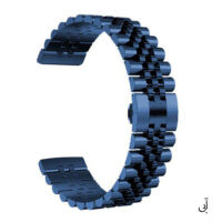 بند استیل مدل 5Bead AK مناسب برای ساعت هوشمند آمزفیت Anazfit Active