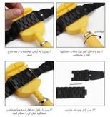 خرید بند استیل مدل 3Bead AK مناسب برای ساعت هوشمند آمیزفیت Amazfit gts 3 mini