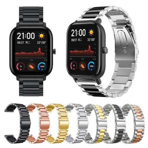 قیمت و خرید بند استیل مدل 3Bead AK مناسب برای ساعت هوشمند آمیزفیت Amazfit gtr 4