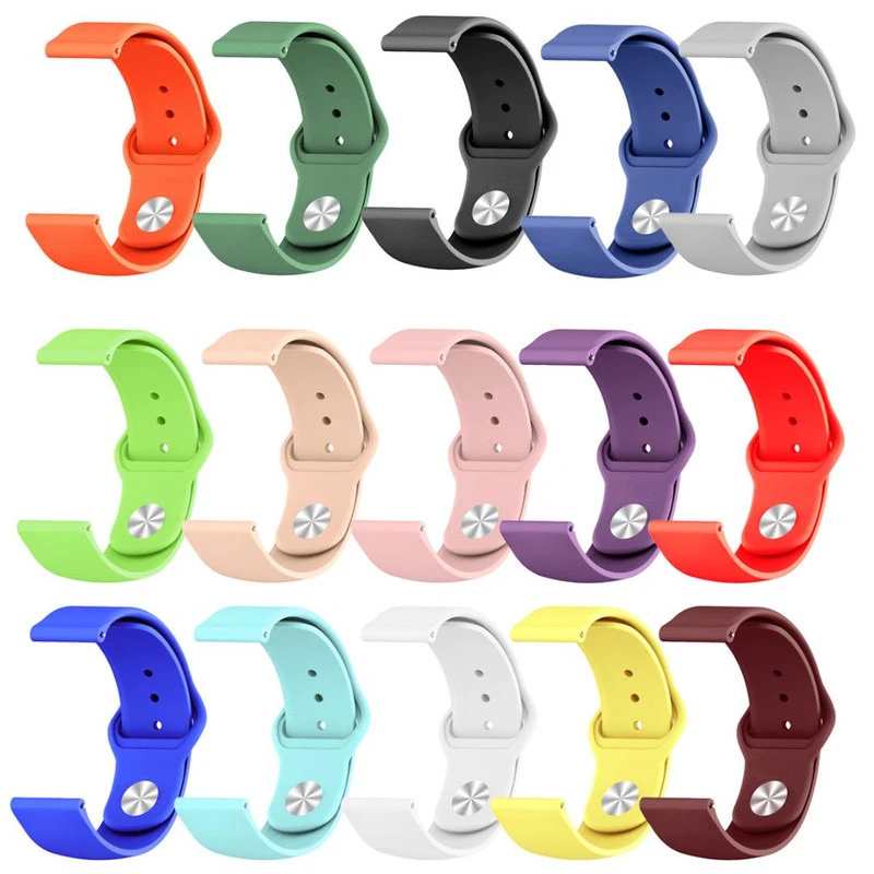 خرید بند سیلیکونی پاک کنی ساعت آمازفیت Amazfit pop 3 sمدل دکمهای از دیجی اکسس