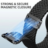 قیمت خریدبند بافت سولو با قفل مگنتی قوی مناسب ساعت هوشمند آمازفیت Amazfit bip s در 40 رنگ از دیجی اکسس