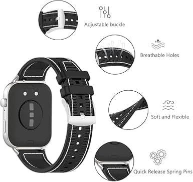 قیمت و خرید بند سیلیکونی کتان loop مناسب برای ساعت هوشمند آی می لب Imilab W02/W01/W11/W12 از دیجی اکسس