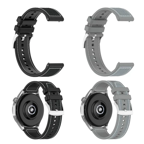 قیمت و خرید بند کتان سیلیکونی مدلloop مناسب برای ساعت هوشمند میبرو Mibro X1 / C3 / C4 22mm باقفل سگکی از دیجی اکسس