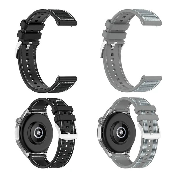 قیمت و خرید بند کتان سیلیکونی مدلloop مناسب برای ساعت هوشمند میبرو Mibro X1 / C3 / C4 22mm باقفل سگکی از دیجی اکسس