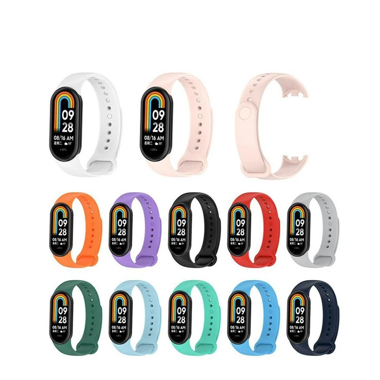 خرید بند سیلیکونی مدل Sic مناسب برای ساعت هوشمند شیائومی می بند Mi Band 8 با قفل پین بند از بندچی