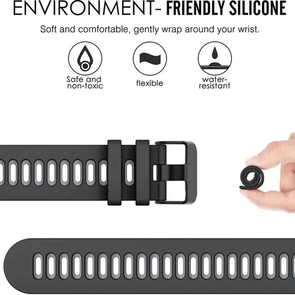 خرید بند سلیکونی ساعت هوشمند گلوریمی GLORIMI GC PLUS با قفل سگکی در رنگ بندی جذاب از دیجی اکسس