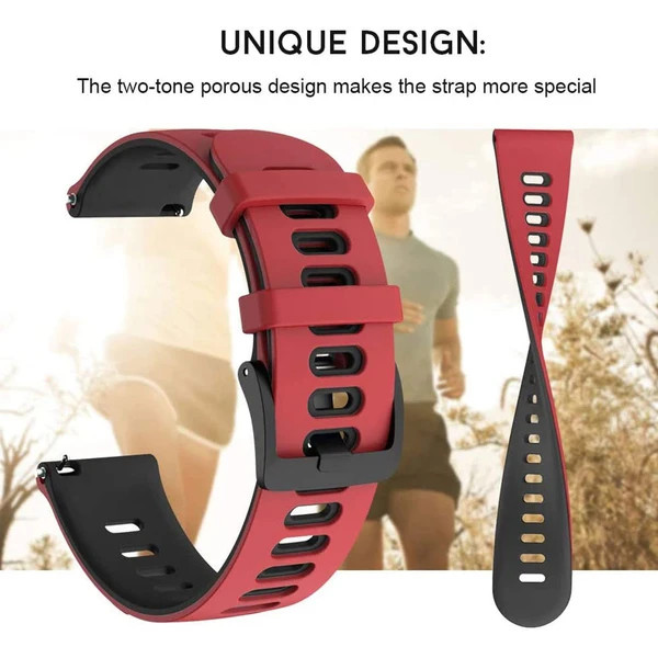 خرید بند سلیکونی ساعت هوشمند گلوریمی GLORIMI GC PLUS با قفل سگکی در رنگ بندی جذاب از دیجی اکسس