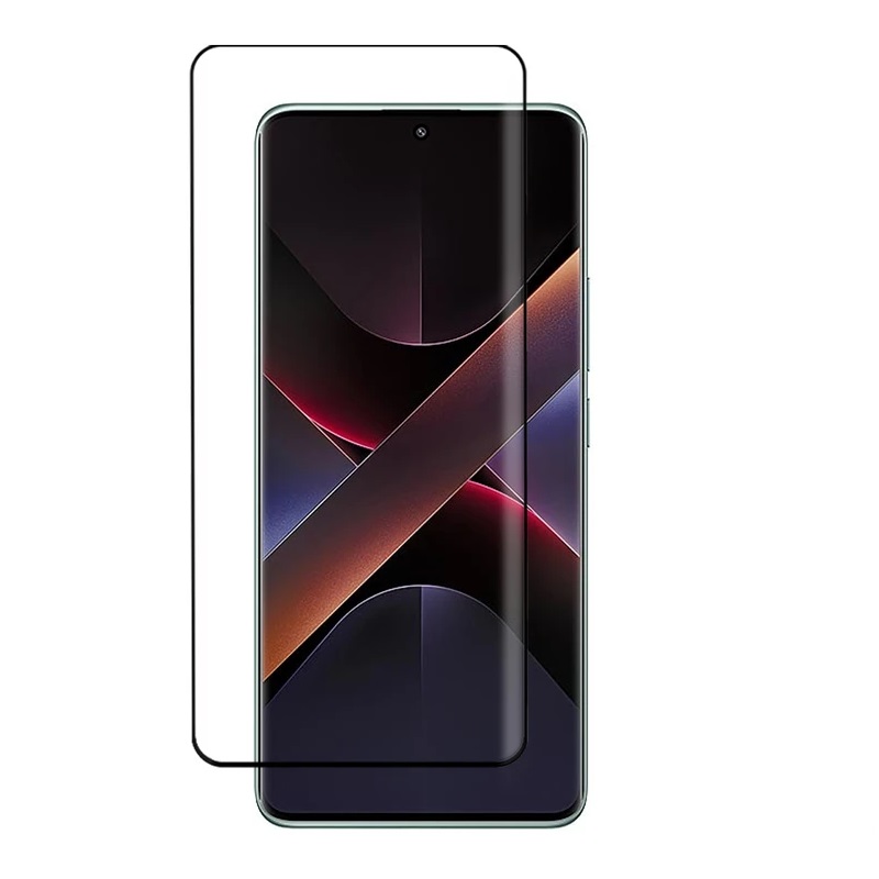 خرید گلس شیشه ای ایج مناسب برای گوشی شیائومی نوت 14 پرو پلاس NOTE 14 PRO PLUS| محافظ صفحه فول چسب 3D ازدیجی اکسس