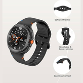خرید بند سیلیکونی مدل SIC مناسب سامسونگ گلکسی واچ 8 کلاسیک 46mm | بند نرم، ضدتعریق و مقاوم با قفل سگکی