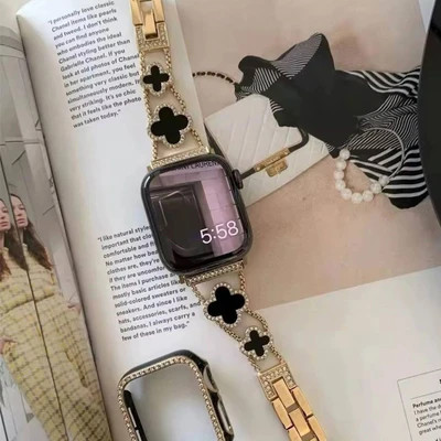 قیمت و خرید بند استیل اپل واچ زنانه ونکلیف استیل لوکس | سایزبندی کامل Apple Watch در چهار رنگ از دیجی اکسس