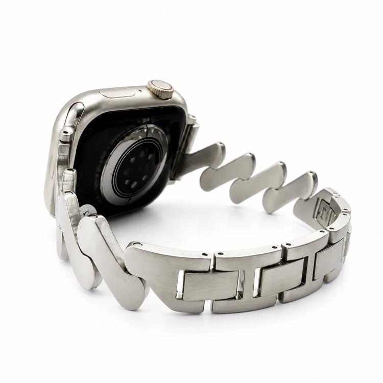 تصویر نمای کناری بند Z_Style روی اپل واچ 42mm