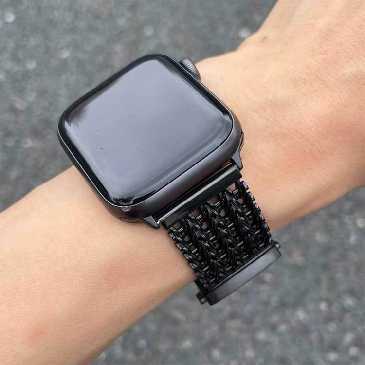 بند استیل Apple Watch مدل Tygo مشکی