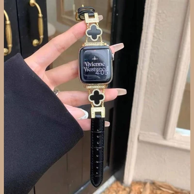 خرید بند استیل و چرم ونکلیف اپل واچ مناسب تمامی سایزها | بند دستبندی لوکس Apple Watch