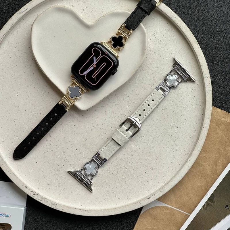 خرید بند استیل و چرم ونکلیف اپل واچ مناسب تمامی سایزها | بند دستبندی لوکس Apple Watch