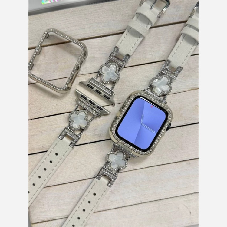 خرید بند استیل و چرم ونکلیف اپل واچ مناسب تمامی سایزها | بند دستبندی لوکس Apple Watch