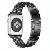 خرید بند فلزی مشکی Apple Watch مدل کارتیه
