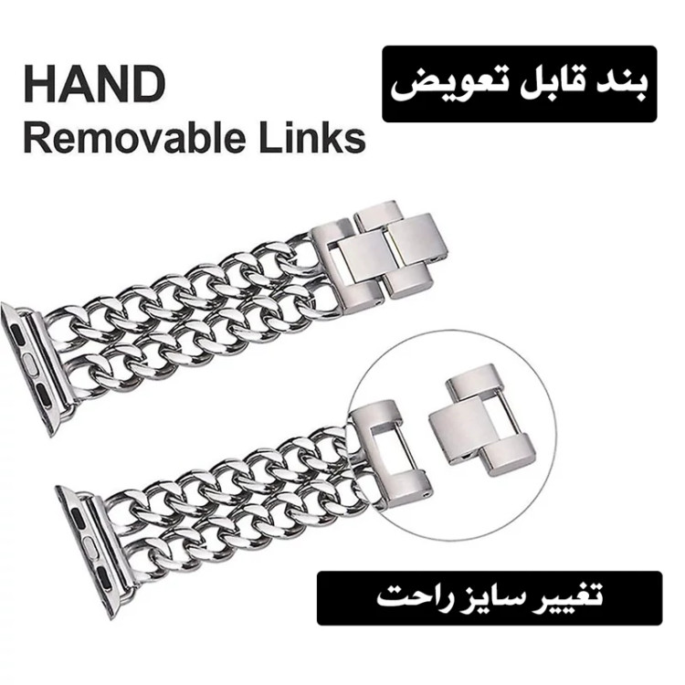 جزئیات قفل بند فلزی کارتیه اپل واچ