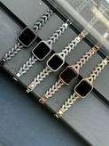 خرید بند استیل دریم نگینی باکیفیت اپل واچ سایز 41/38 /40|Apple Watch در رنگبندی جذاب