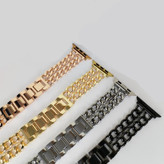 خرید بند استیل اپل واچ مدل Cartier در رنگ طلایی