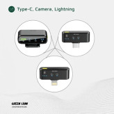ست میکروفن بی سیم گرین لاین مدل GM-85X با درگاههای اتصال USB C