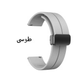 بند سیلیکونی با قفل مگنتی مناسب ساعت کیسلکتKieslect KS mini