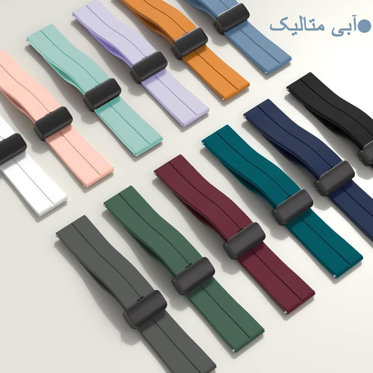 بند سیلیکونی با قفل مگنتی مناسب ساعت آمیزفیتAmazfit GTR Lite