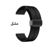 بند سیلیکونی با قفل مگنتی مناسب ساعت سامسونگ واچ Galaxy Watch Gear S2 Classic