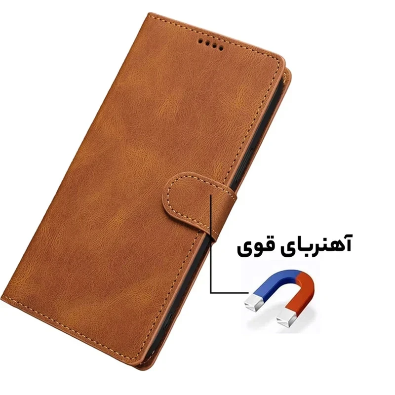 کیف کلاسوری چرم مصنوعی سامسونگGalaxy A05S | محافظ کلاسیک و شیک